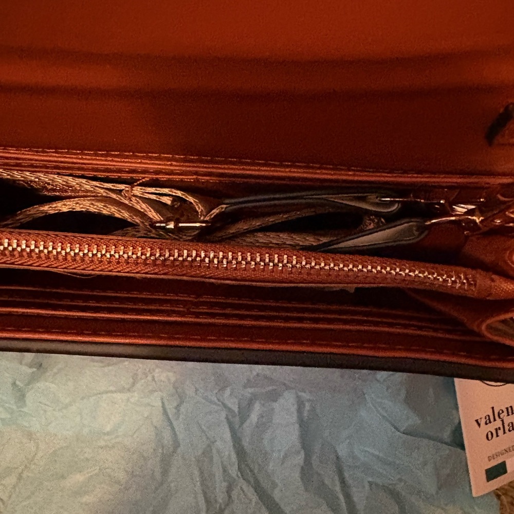 Valentino Orlandi Elegant Black and Brown Satchel